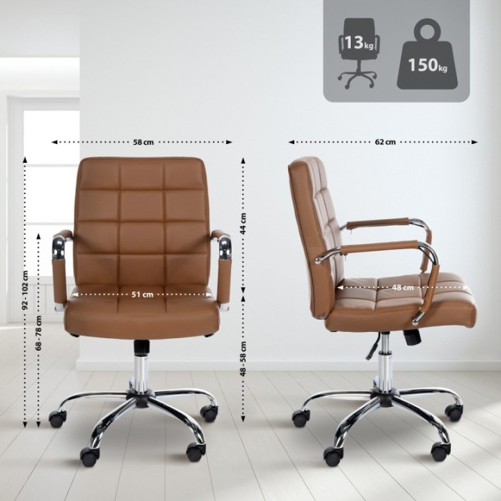 Arbeitshocker Ashland Kunstleder