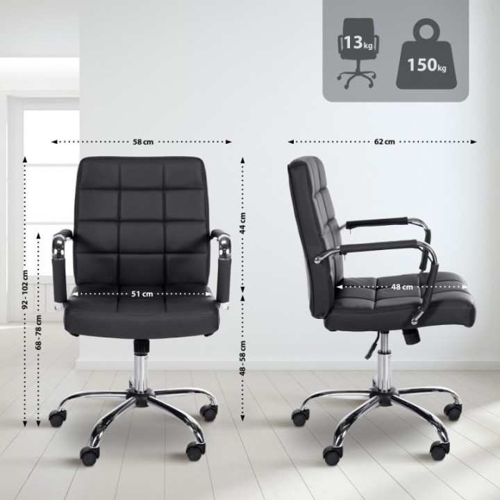 Arbeitshocker Ashland Kunstleder