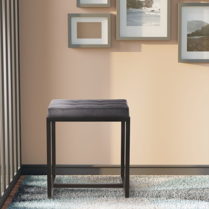 Sitzhocker Barci B Samt