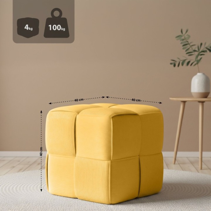Sitzhocker Forinta Cord