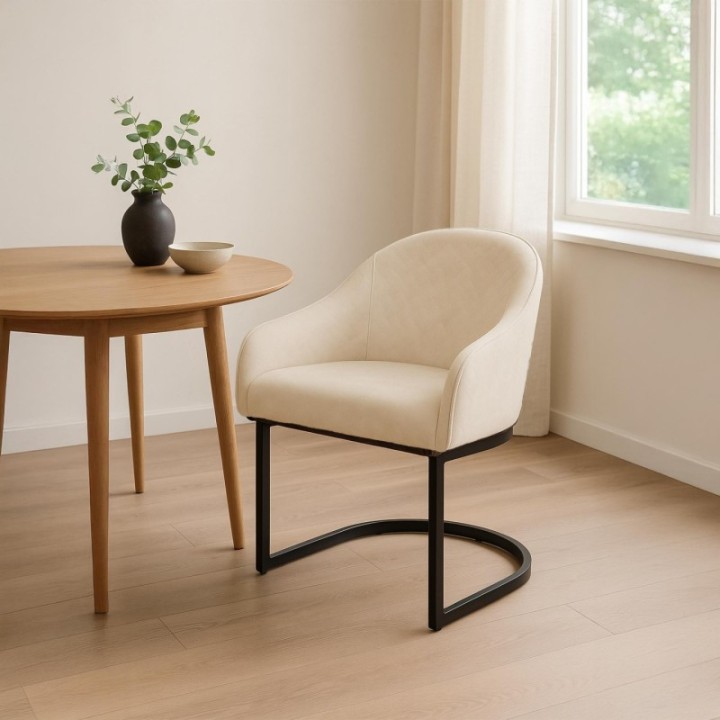 Esszimmerstuhl Jarik Vintage Samt