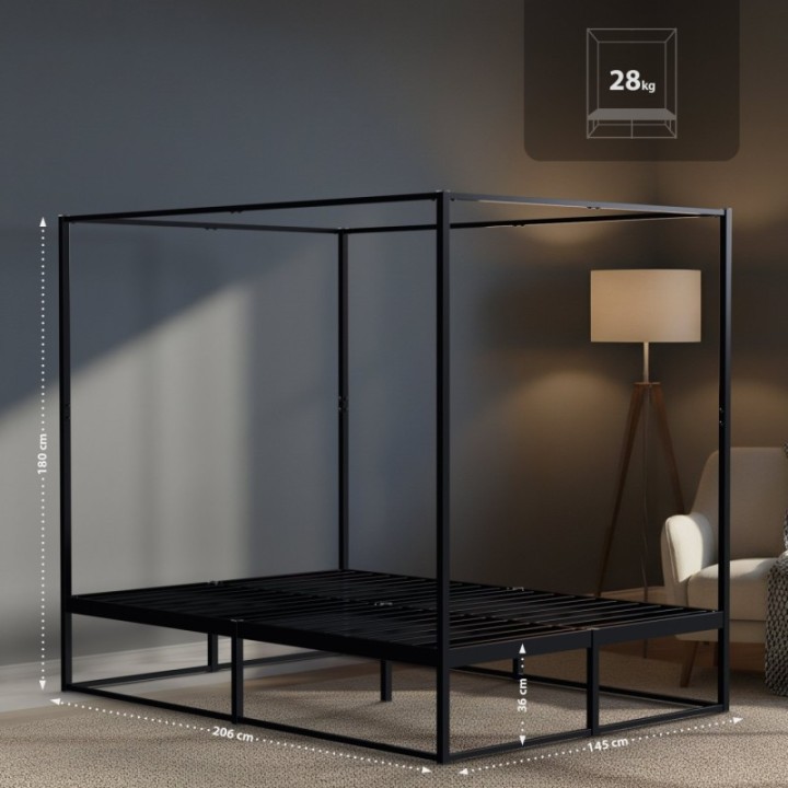 Himmelbett Batoni 140x200