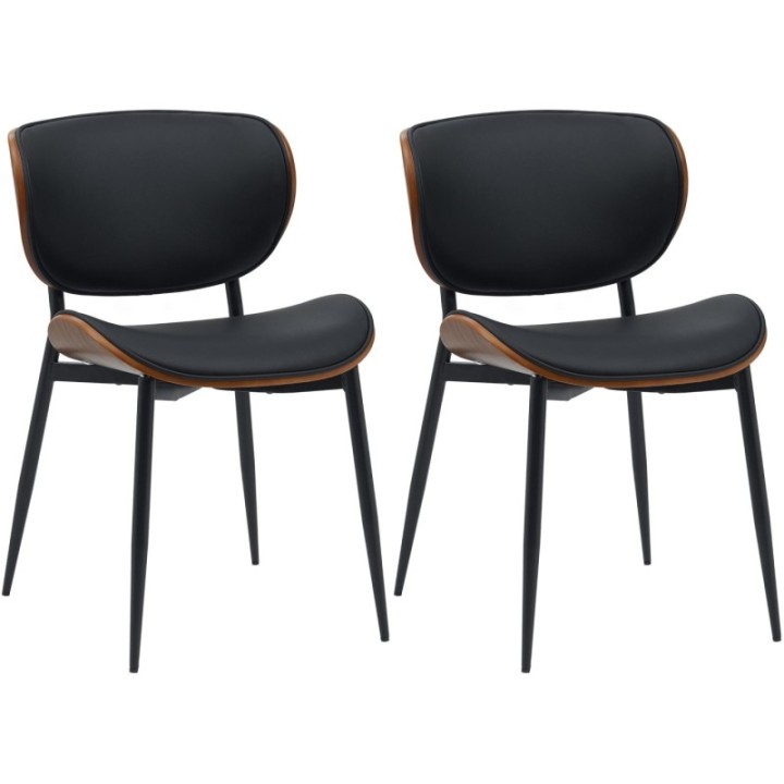 2er Set Esszimmerstuhl Enid Kunstleder