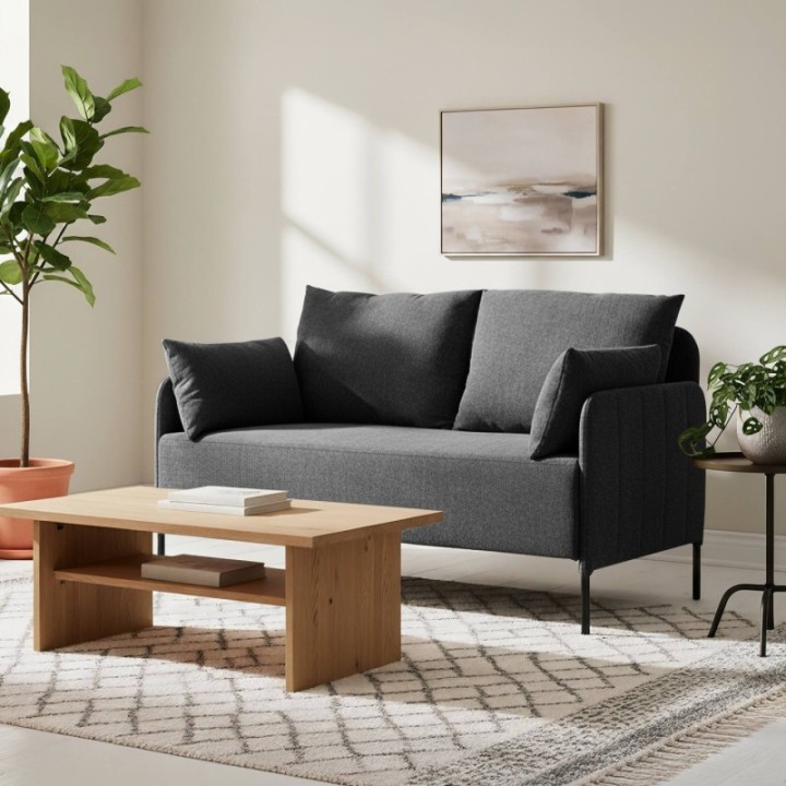 Ziden Couch 2 Sitzer Stoff