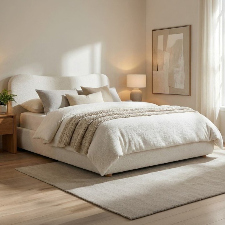 Bett Maido Teddy Stoff 180x200 cm