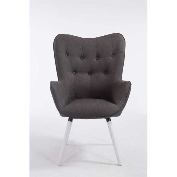 Lounger Aalborg Weiß Stoff
