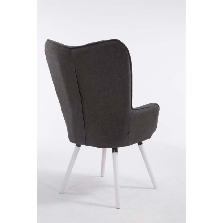 Lounger Aalborg Weiß Stoff