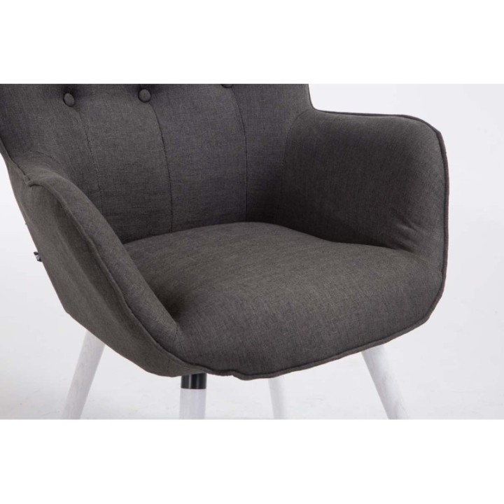 Lounger Aalborg Weiß Stoff