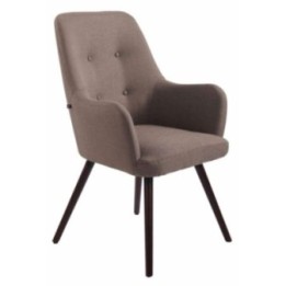 Lounger Aarhus Stoff walnuss
