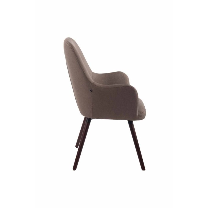Lounger Aarhus Stoff walnuss
