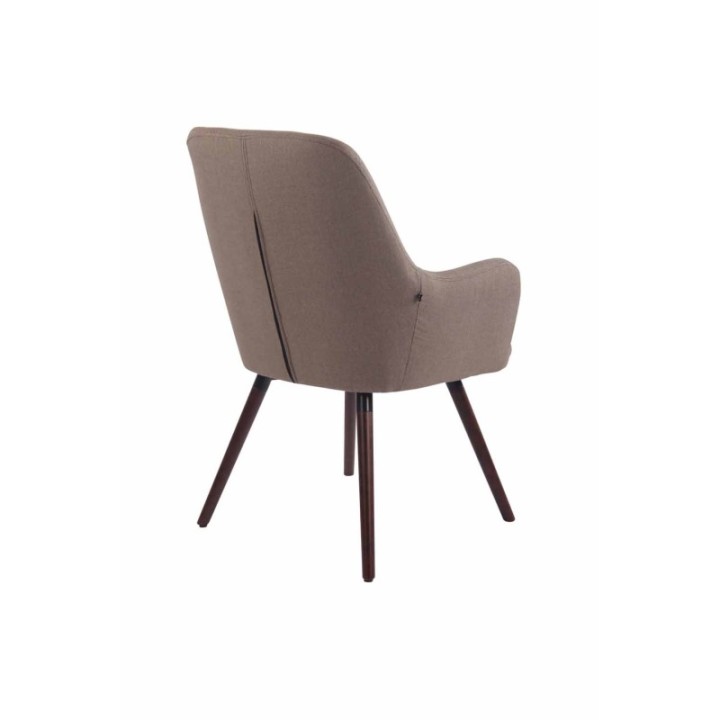 Lounger Aarhus Stoff walnuss