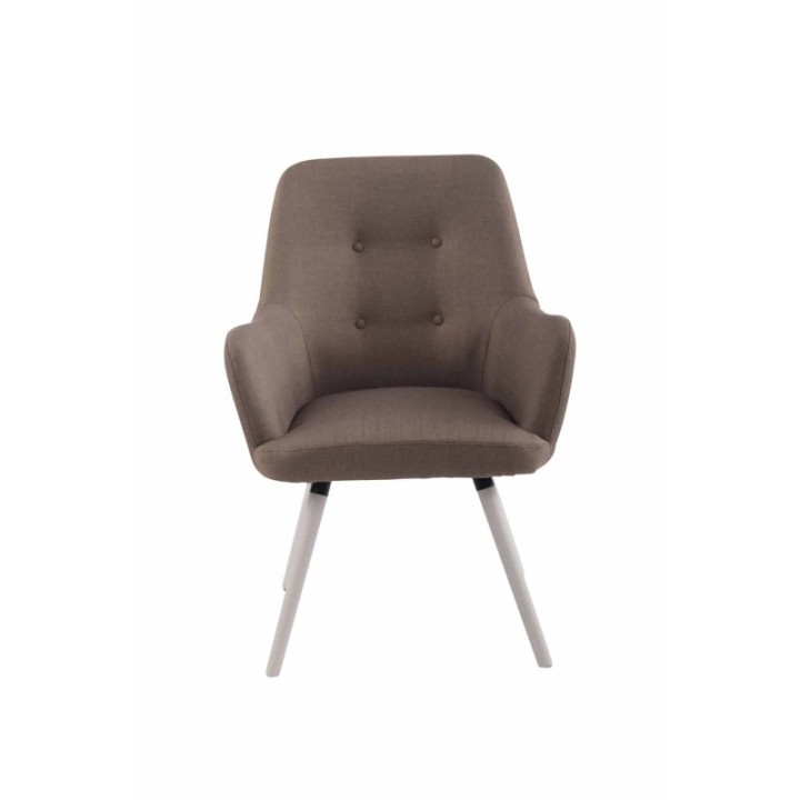 Lounger Aarhus Stoff weiß