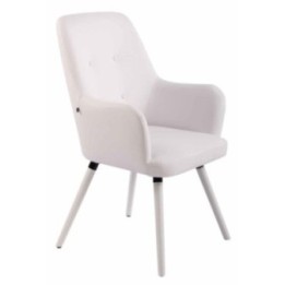 Lounger Aarhus Kunstleder weiß