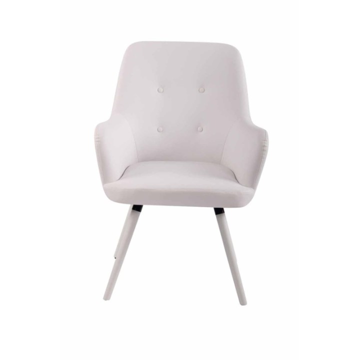 Lounger Aarhus Kunstleder weiß