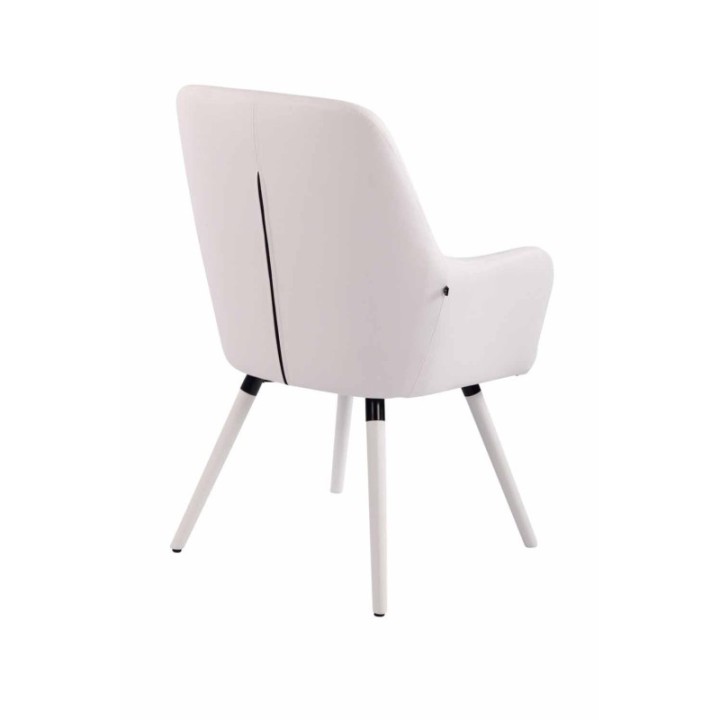 Lounger Aarhus Kunstleder weiß