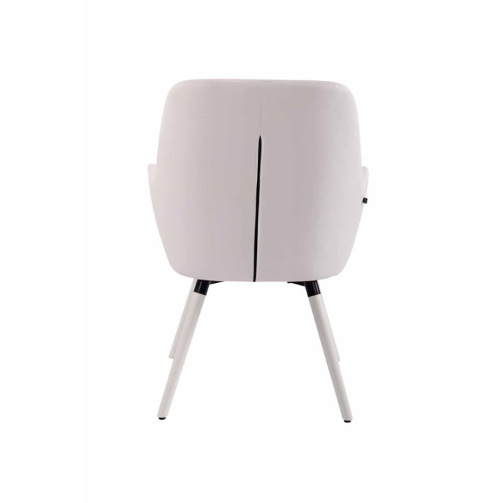 Lounger Aarhus Kunstleder weiß