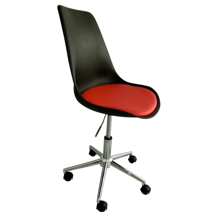 Arbeitshocker Victoria, schwarze Schale /