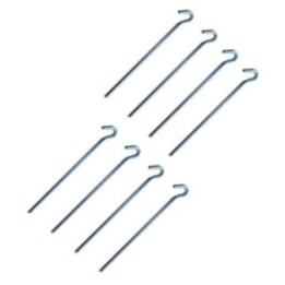 8er Set Erdhaken 30 cm, stahl verzinkt