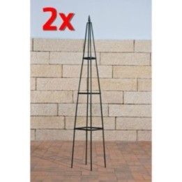 2er Set Rosensäule Pyramide
