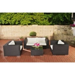 Lucca Creme Gartengarnitur