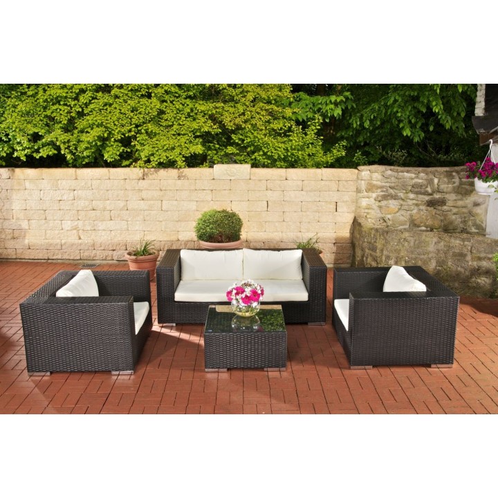 Lucca Creme Gartengarnitur
