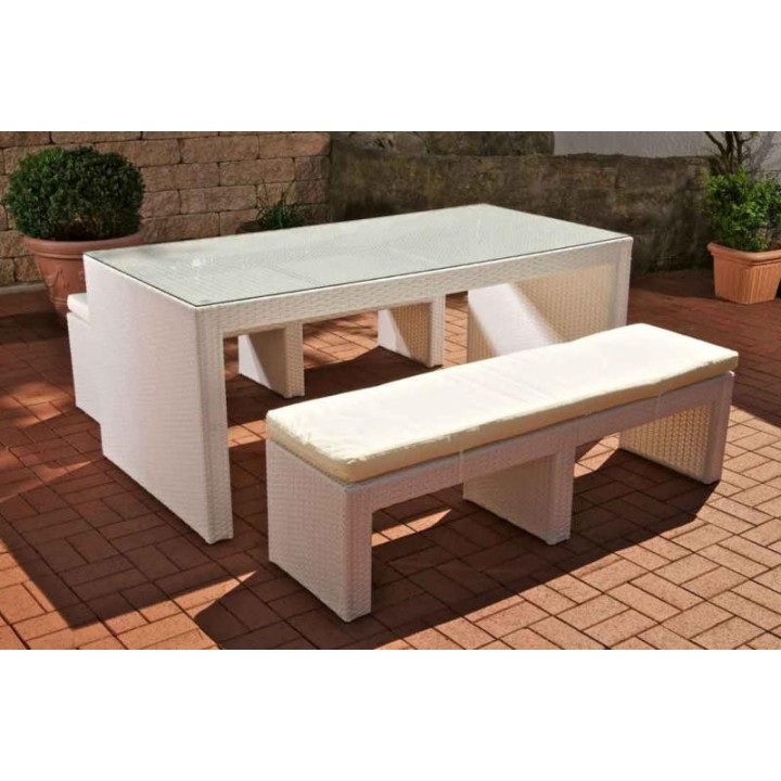 Gartenbar Coruna Cremeweiß