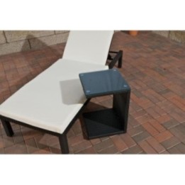 Parma Polyrattan Glastisch