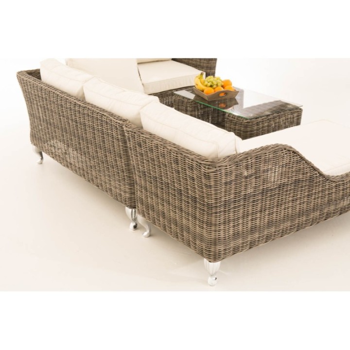 Gartengarnitur Moss Cremeweiss