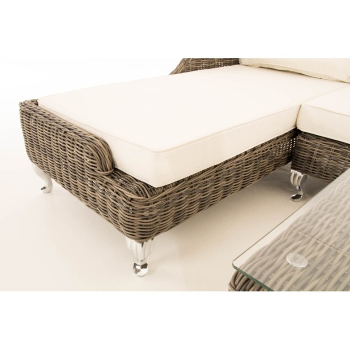 Gartengarnitur Moss Cremeweiss