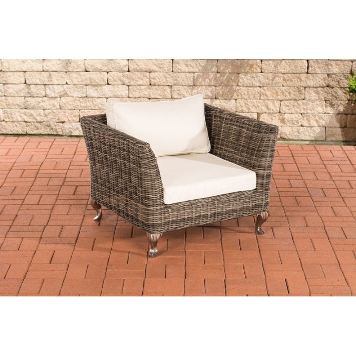 Sessel Moss Cremeweiss