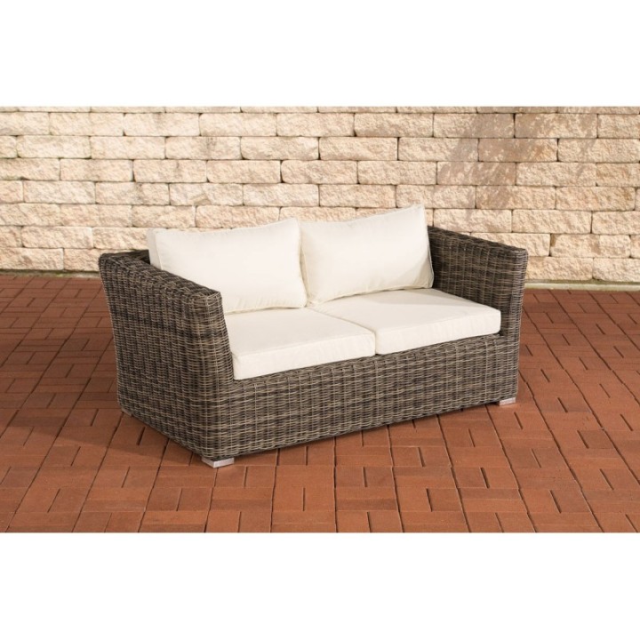 2er Sofa Mandal Cremeweiss