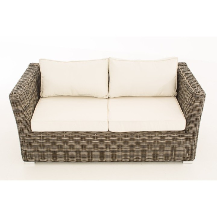 2er Sofa Mandal Cremeweiss