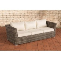 3er Sofa Mandal Cremeweiss