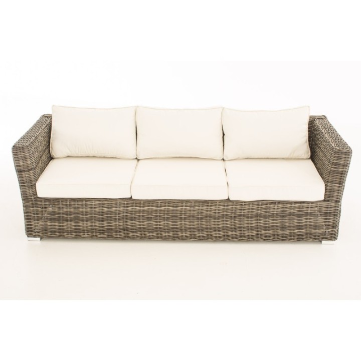 3er Sofa Mandal Cremeweiss