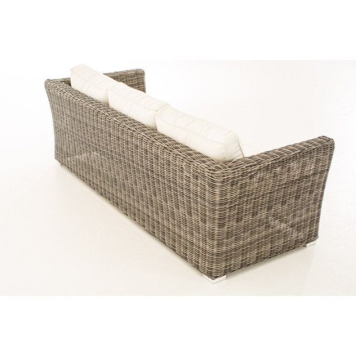 3er Sofa Mandal Cremeweiss