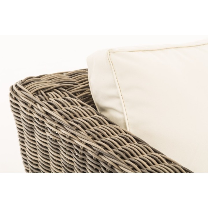 3er Sofa Mandal Cremeweiss