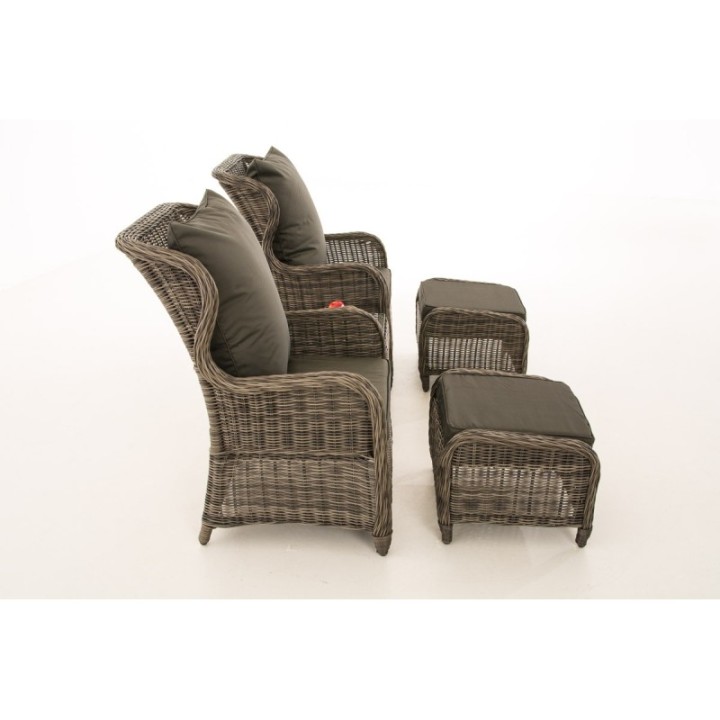 Sitzgruppe Treviso Anthrazit 5mm
