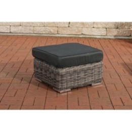 Fußhocker Ariano 56x56 cm Anthrazit
