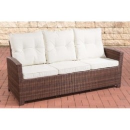Sofa 3er Fisolo Cremeweiß