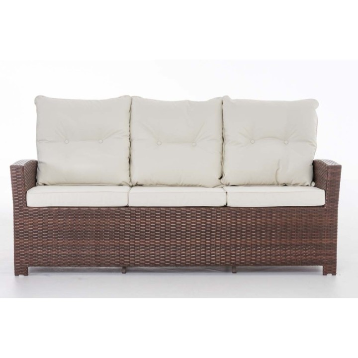 Sofa 3er Fisolo Cremeweiß