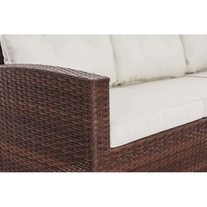 Sofa 3er Fisolo Cremeweiß