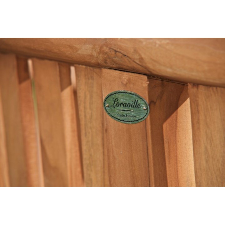 Teakbank Winnipeg 120 cm