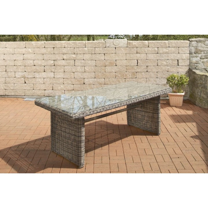 Polyrattan Tisch Aragona XL