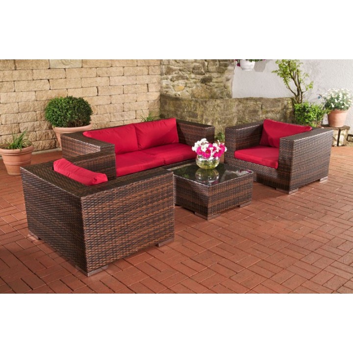 Lucca rot Gartengarnitur