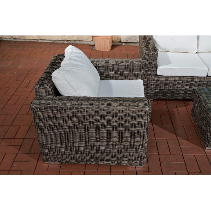 Garnitur Bilbao BIG (mit 3-er Sofa) Cremeweiss