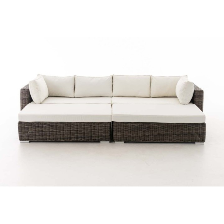 Loungebed Terrassa Cremeweiss