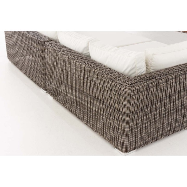 Loungebed Terrassa Cremeweiss