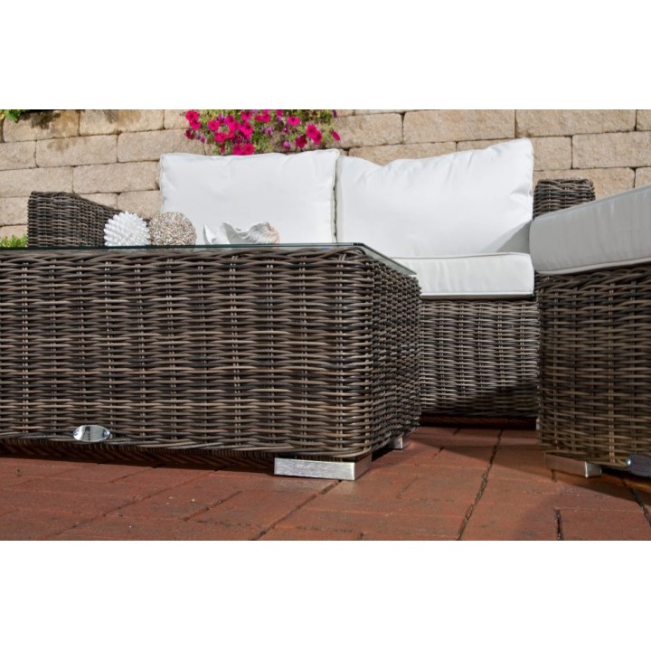 Garnitur Bilbao (mit 2-er Sofa) Cremeweiss