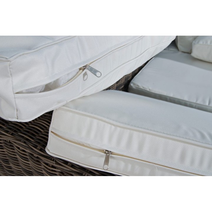 Garnitur Bilbao (mit 2-er Sofa) Cremeweiss
