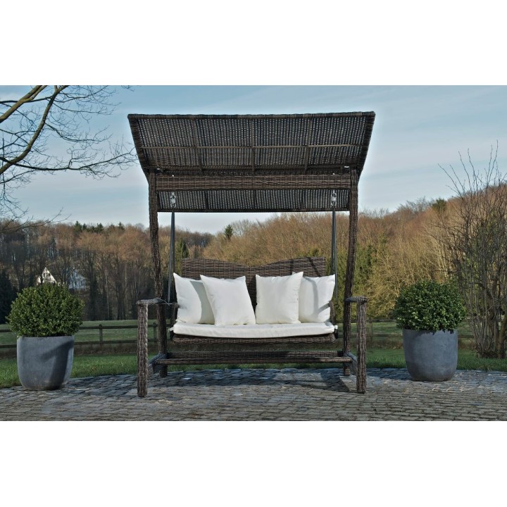 2er Hollywood Schaukel Ocean Cremeweiß 5mm